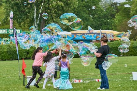 big bubble man