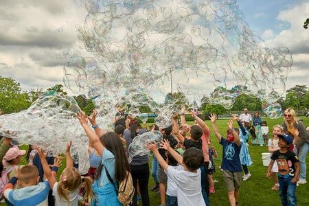 big bubble man northampton