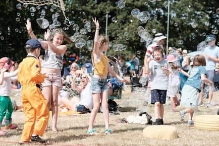 big bubble man
